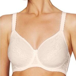 Fayreform Lace Smoothing Spacer Contour Bra in Pink Champagne Size 36G (4D) NWOT